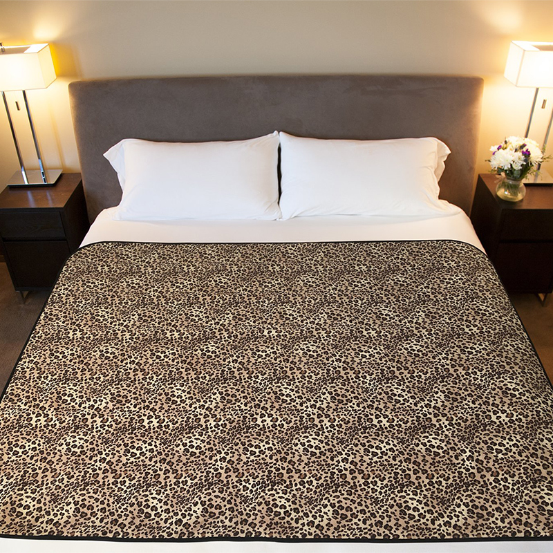 Leopard Waterproof BedMat (for messy love-making!)